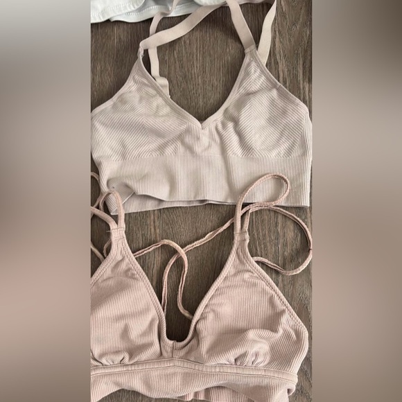 Other - Light beige sports bra and bra set of 2